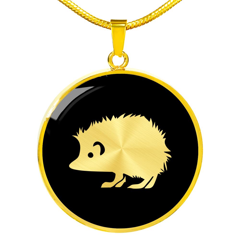 Hedgehog Necklace - Hedgehog Gift