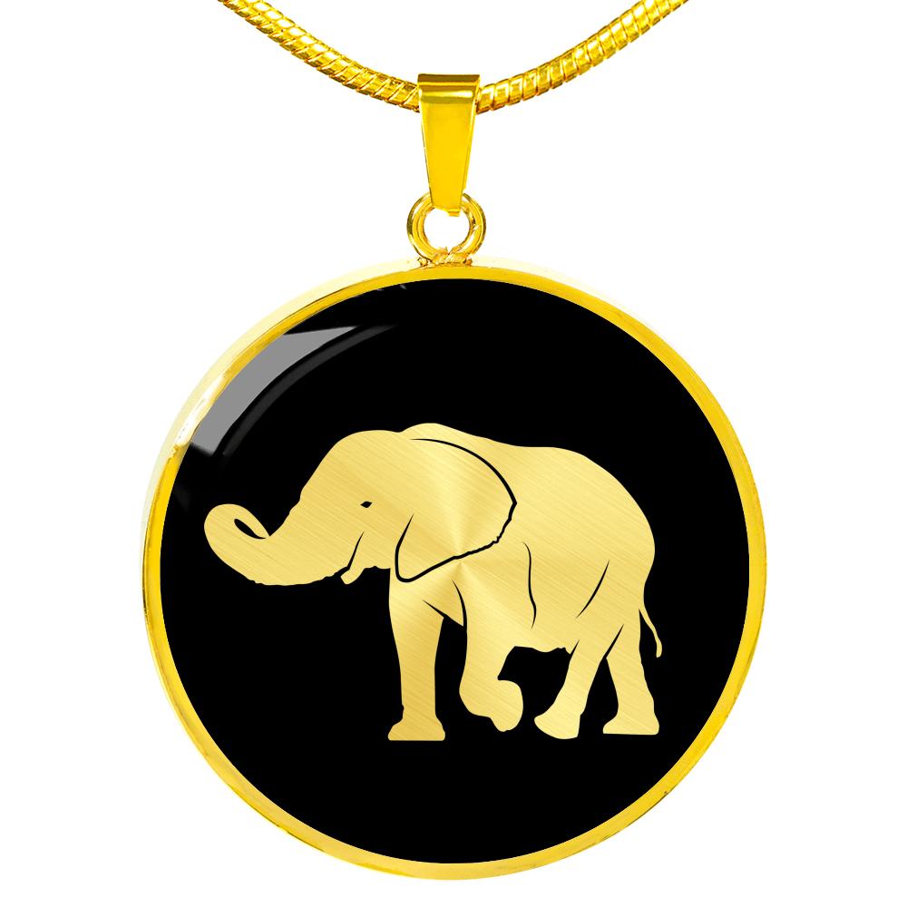 Elephant Necklace - Elephant Gift