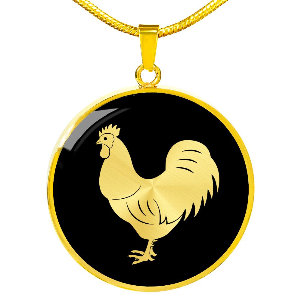 Rooster Necklace - Rooster Gift