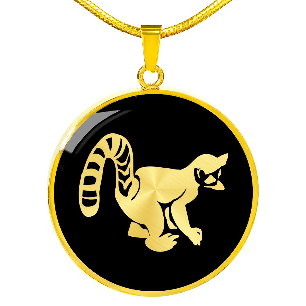 Lemur Necklace - Lemur Gift