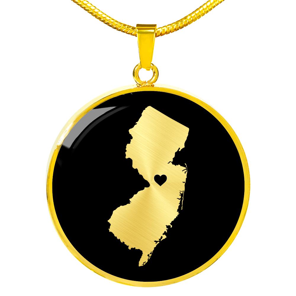 New Jersey Necklace - New Jersey Gift
