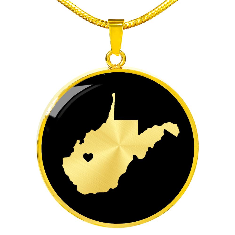 West Virginia Necklace - West Virginia Gift