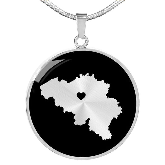 Belgium Necklace - Belgium Gift