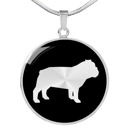 Bulldog Necklace - Bulldog Gift