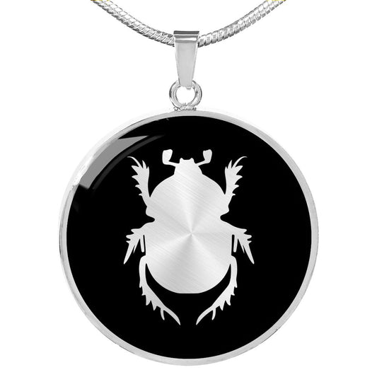 Beetle Necklace - Scarab Pendant