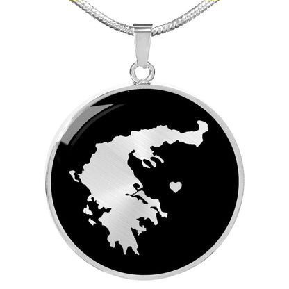 Greece Necklace - Greece Gift