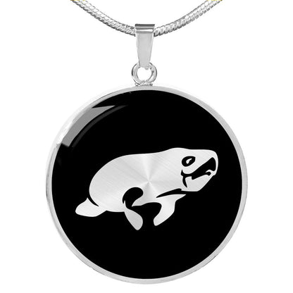 Manatee Necklace - Sea Cow Pendant