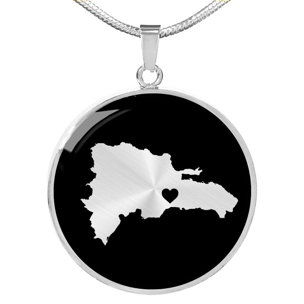 Dominican Republic Necklace - Dominican Republic Gift