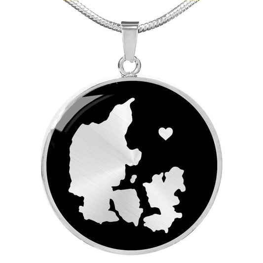 Denmark Necklace - Denmark Gift